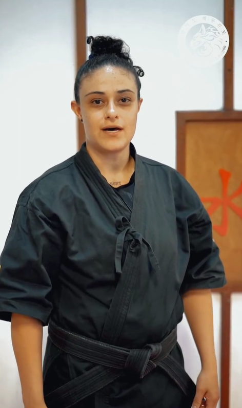 Student practicing